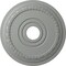 Ekena Millwork Munich Ceiling Medallion (Fits Canopies up to 5 5/8"), 17 1/2"OD x 3 5/8"ID x 1"P, Primed White CM17MU - alternate 1
